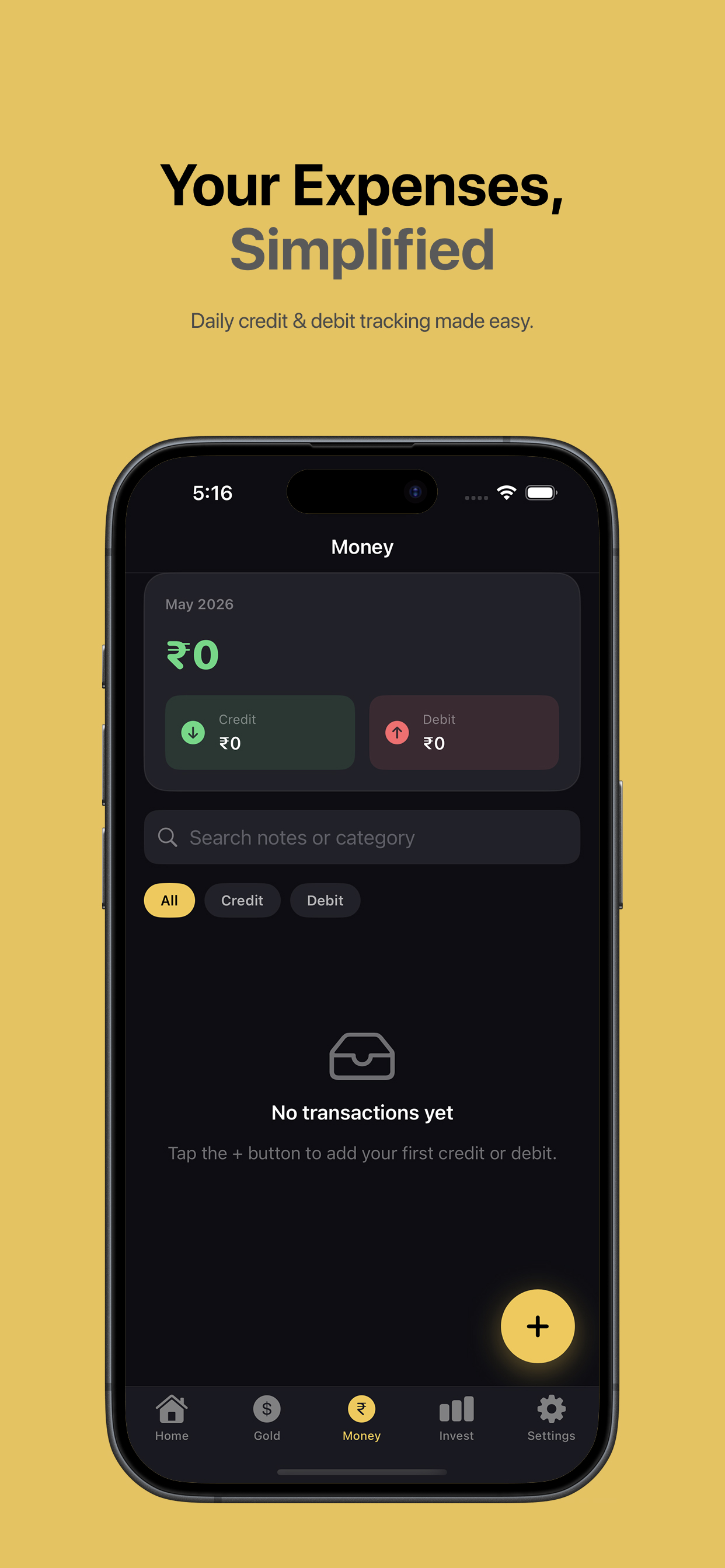 Goldmine screen