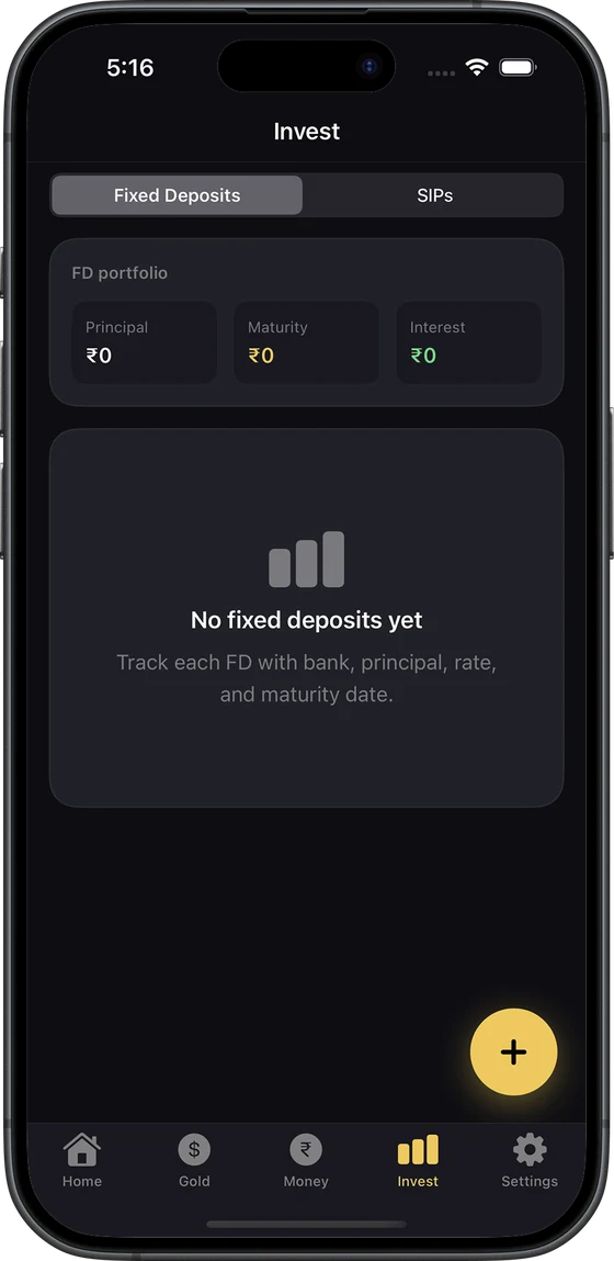Goldmine screen