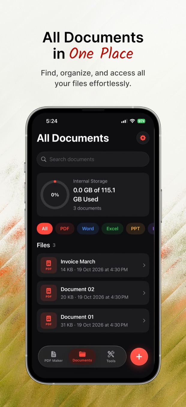 PDF Maker & Enhancer screenshot