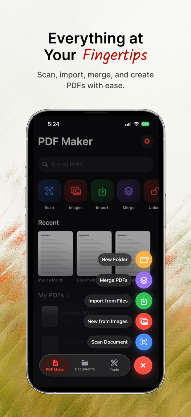 PDF Maker & Enhancer screenshot