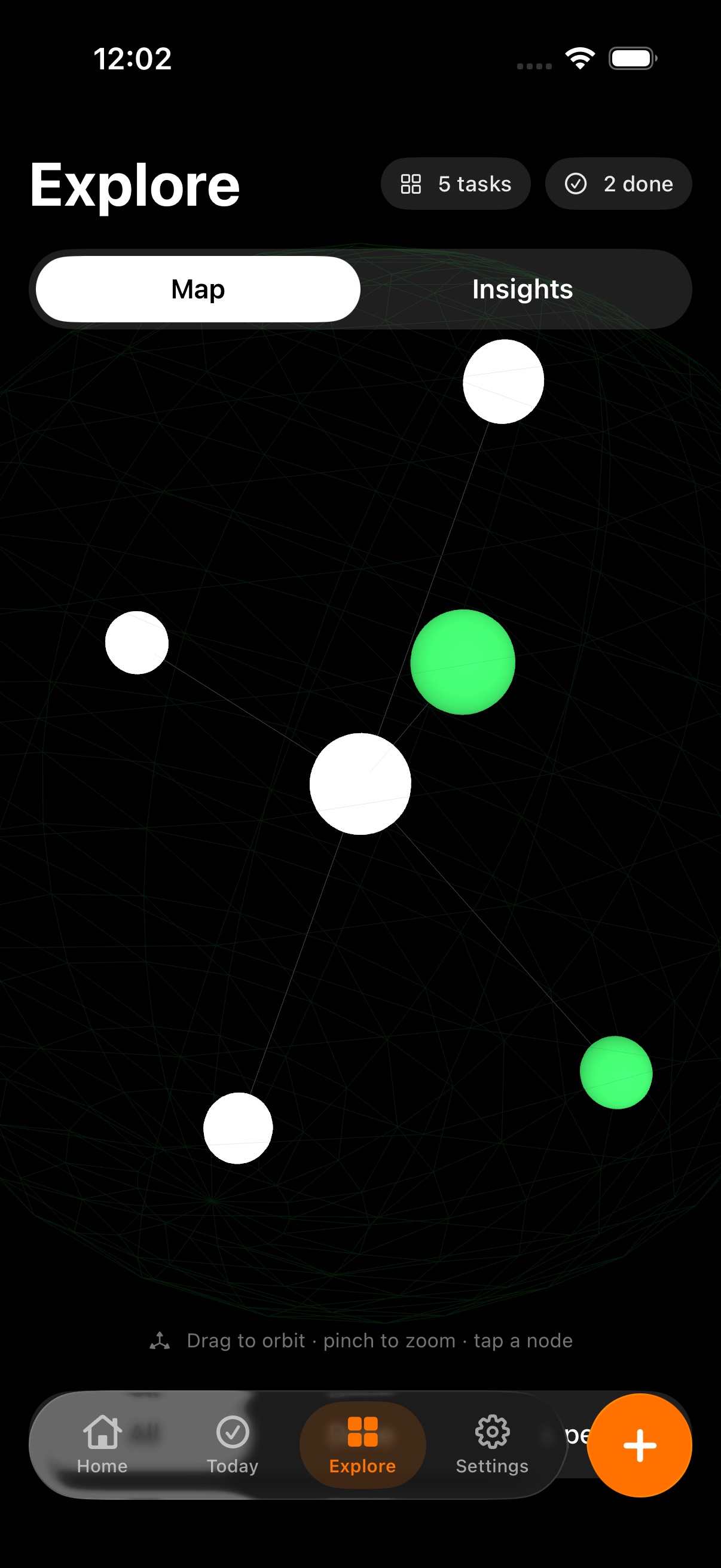 Streak Tasks — explore map