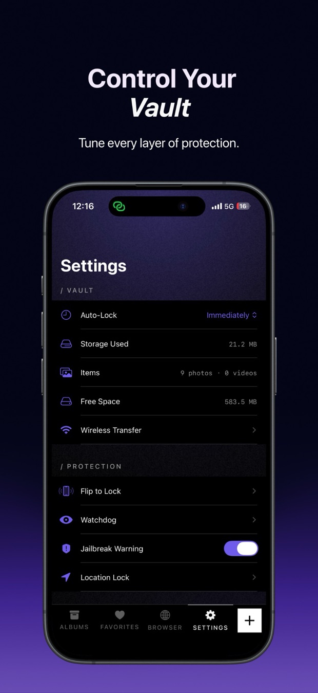 VaultX screenshot