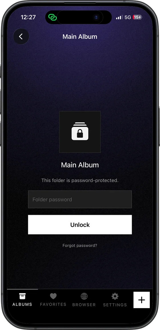 VaultX: Lock individual folders