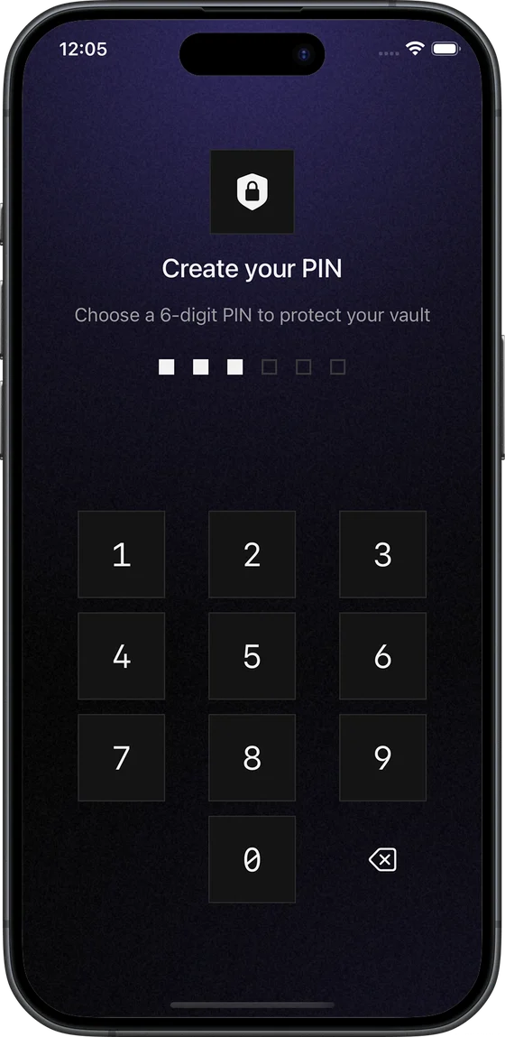 VaultX: Protected by your PIN